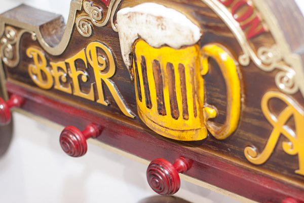 Placa KG Beer decorativa em fibra - Beer Ales Botão - Image 8