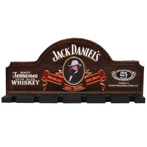 Placa KG Jack decorativa em fibra - Jack Daniels Suporte Copos / Porta-Espetos