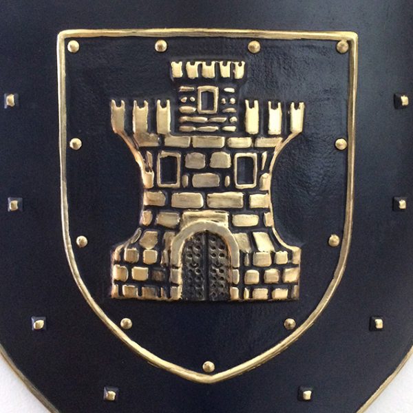 Escudo KG Medieval de parede em fibra - Escudo New Castle - Image 2