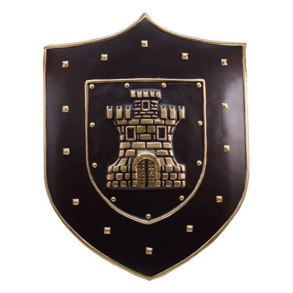 Escudo KG Medieval de parede em fibra - Escudo New Castle