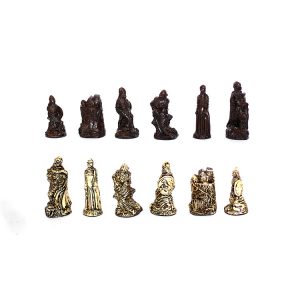 Peças de Xadrez KG de Resina - Coleção Vikings (32 peças)