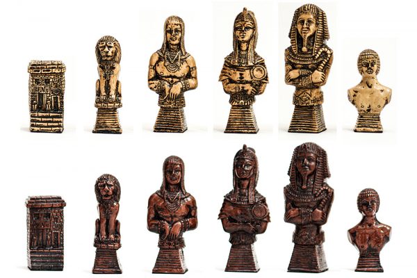 Peças de Xadrez KG de Resina - Coleção Deuses Egípcios (32 peças) - Image 2