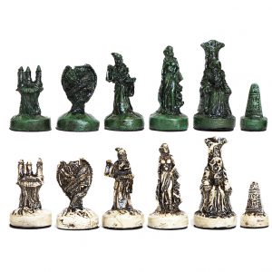 Peças de Xadrez KG de Resina - Coleção RPG (32 peças)