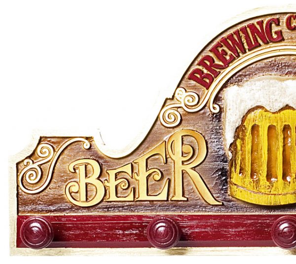 Placa KG Beer decorativa em fibra - Beer Ales Botão - Image 6