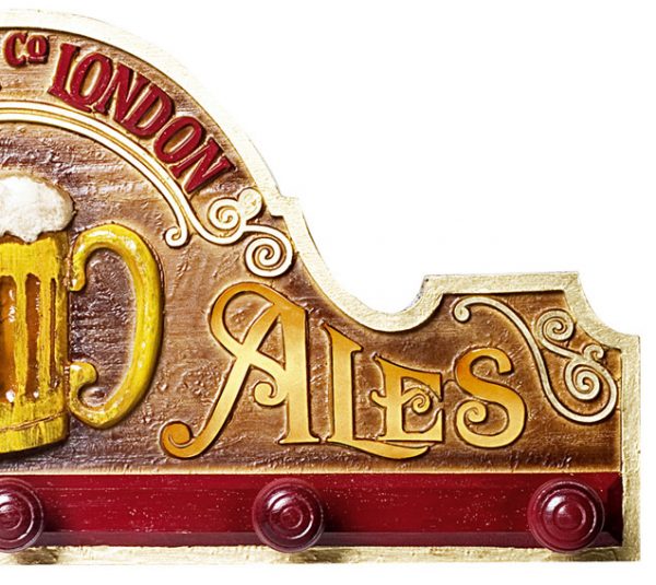 Placa KG Beer decorativa em fibra - Beer Ales Botão - Image 5