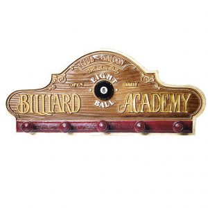 Placa KG Billiard decorativa em fibra - Billiard Botão