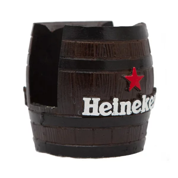 Barrica KG decorativa em resina Porta-Guardanapo Heineken - Image 2