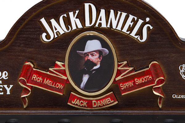 Placa KG Jack decorativa em fibra - Jack Daniels Suporte Copos / Porta-Espetos - Image 5