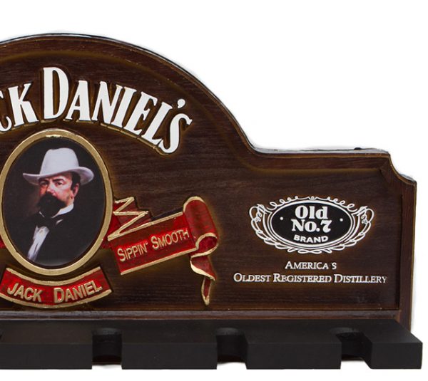 Placa KG Jack decorativa em fibra - Jack Daniels Suporte Copos / Porta-Espetos - Image 3