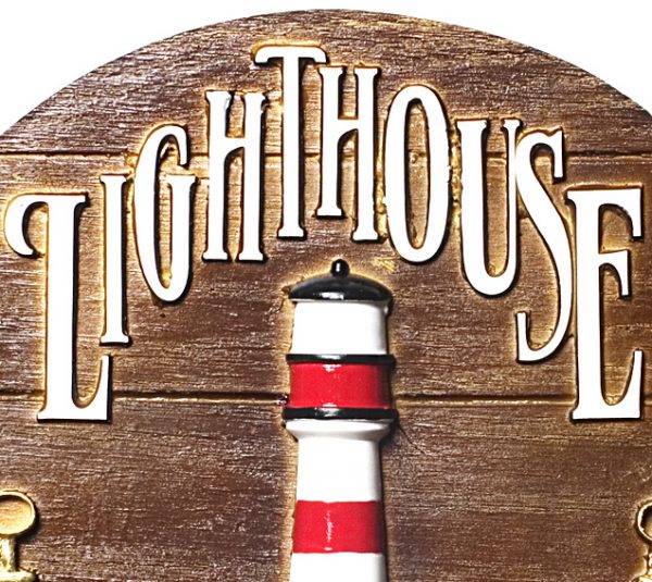 Placa KG de parede em resina - Decoração - Light House (27 cm) - Image 4