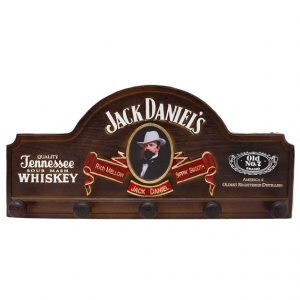 Placa KG Jack decorativa em fibra - Jack Daniels Botão