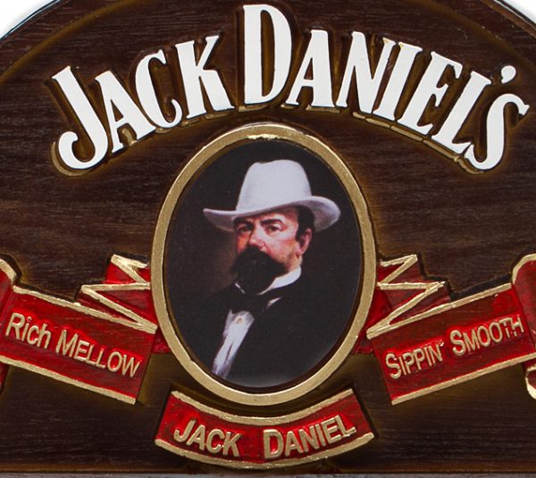 Placa KG Jack decorativa em fibra - Jack Daniels Botão - Image 5
