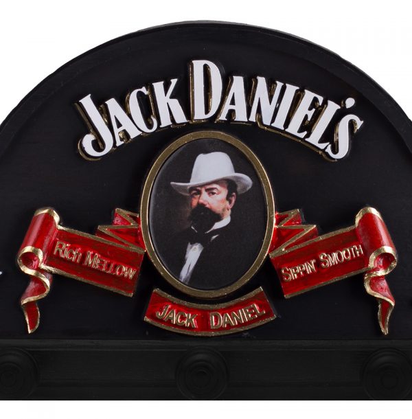 Placa KG Jack decorativa em fibra - Jack Daniels cor Preta Botão - Image 4