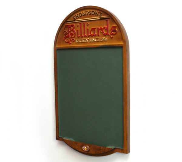 Lousa KG placar decorativa em fibra Billiard Thompson`s Rackin - Image 6
