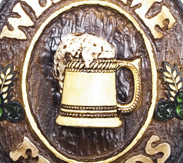 Placa KG Welcome de parede em resina - Welcome Friends Chopp (21 x 25 cm) - Image 2