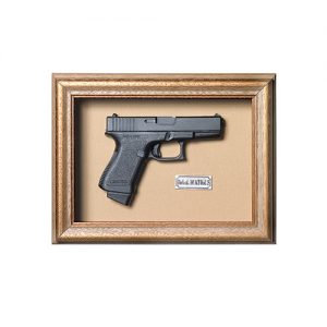QuQuadro de Arma Resina KG Glock cal. .380 ACP-Mod. 25 - Clássico