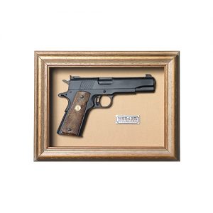 Quadro de Arma Resina KG Colt MK III cal. .38 SPL - Gold Cup National Match - Clássico