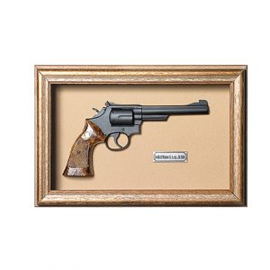 Quadro de Arma Resina KG Smith & Wesson S.A. cal. 38 S&W - Clássico