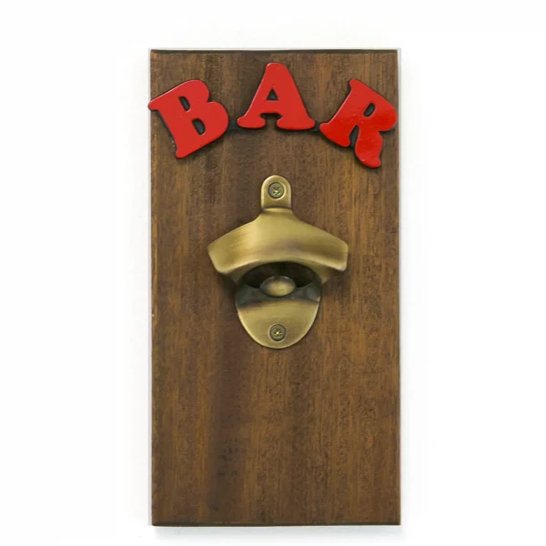 Abridor de Garrafas de Parede decorativo BAR