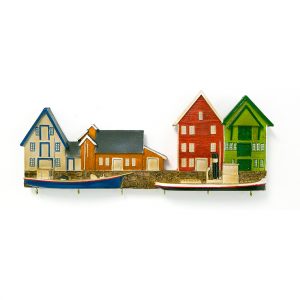 Porto Porta Chaves em Fibra decorativo