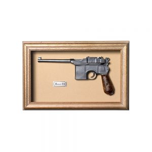 Quadro de Arma Resina KG Mauser C96 - Clássico