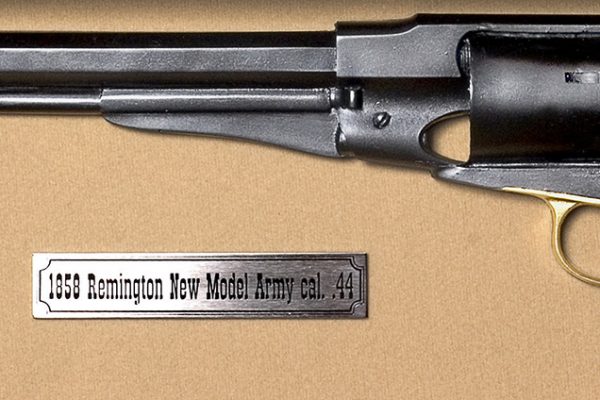 Quadro de Arma Resina KG 1858 Remington New Model Army cal. .44 - Clássico - Image 3