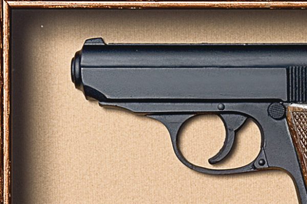Quadro de Arma Resina KG Walther PPK/S cal. .380 ACP - Clássico - Image 2