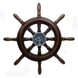 Timão de barco decorativo em Resina 50cm
